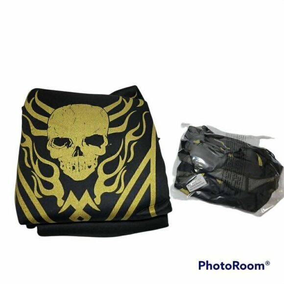 Skull Ninja Halloween Costume Boys Size XL (14-16) 6 Piece Set NEW - Picture 3 of 11